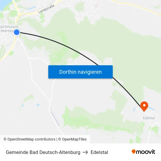 Gemeinde Bad Deutsch-Altenburg to Edelstal map