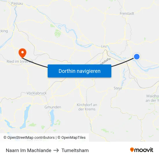 Naarn Im Machlande to Tumeltsham map