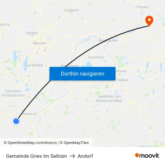 Gemeinde Gries Im Sellrain to Andorf map