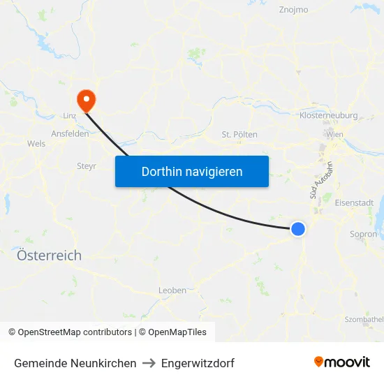 Gemeinde Neunkirchen to Engerwitzdorf map