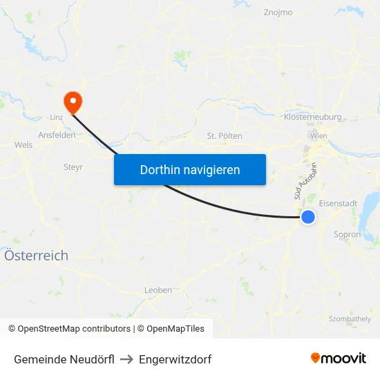 Gemeinde Neudörfl to Engerwitzdorf map