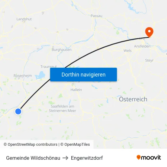 Gemeinde Wildschönau to Engerwitzdorf map