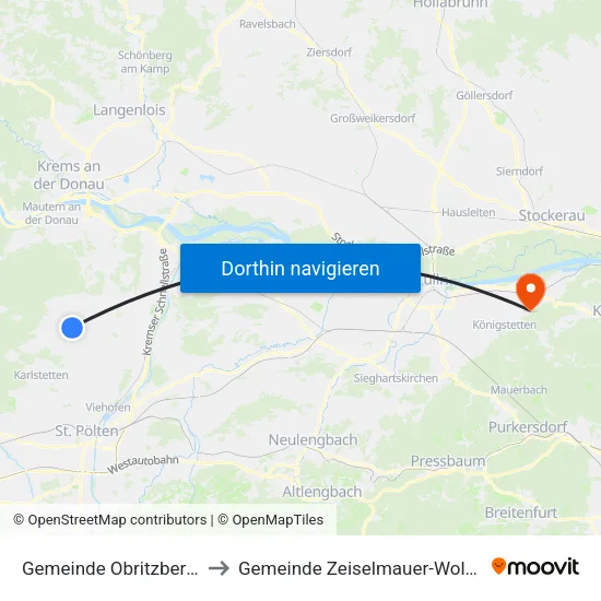 Gemeinde Obritzberg-Rust to Gemeinde Zeiselmauer-Wolfpassing map