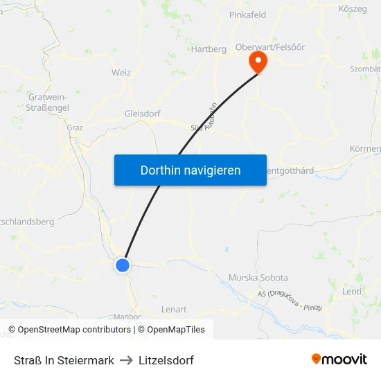 Straß In Steiermark to Litzelsdorf map