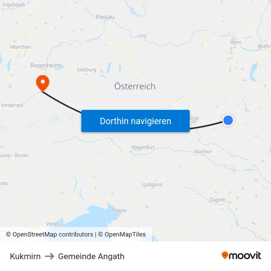 Kukmirn to Gemeinde Angath map