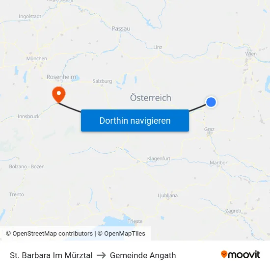 St. Barbara Im Mürztal to Gemeinde Angath map