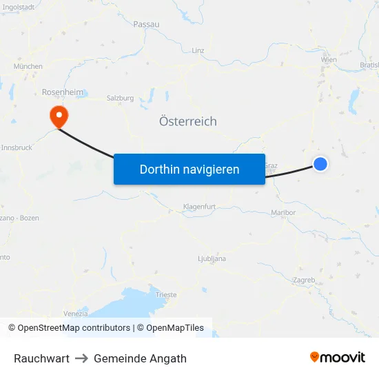 Rauchwart to Gemeinde Angath map