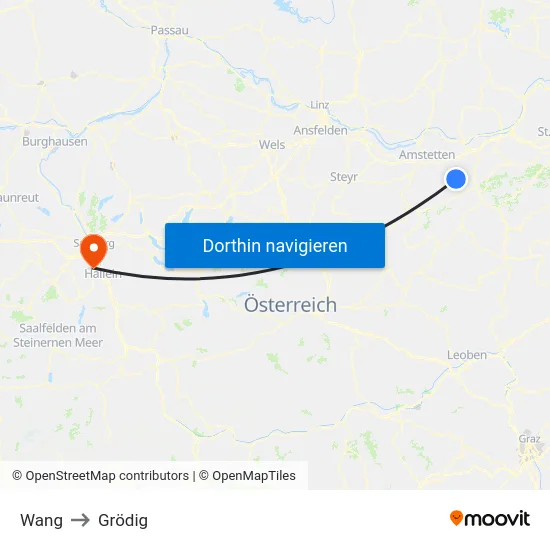 Wang to Grödig map