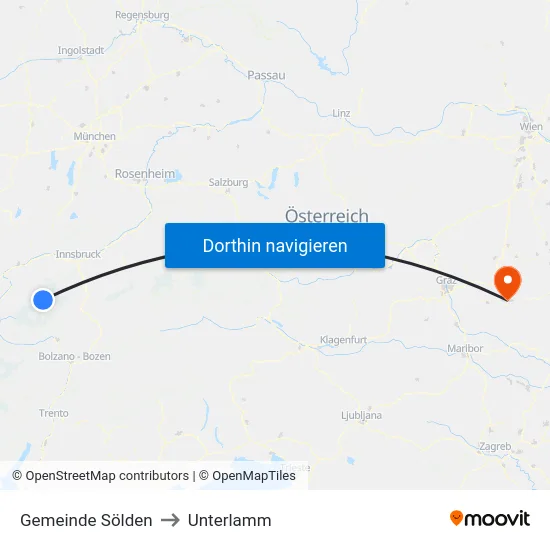 Gemeinde Sölden to Unterlamm map