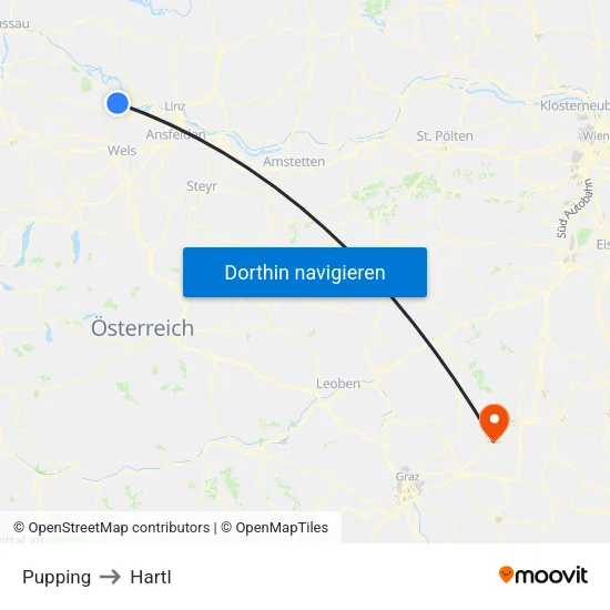 Pupping to Hartl map