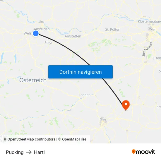 Pucking to Hartl map