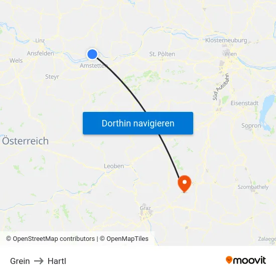 Grein to Hartl map