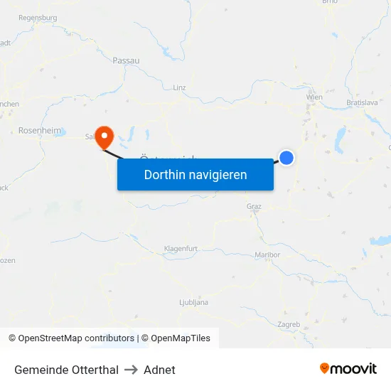 Gemeinde Otterthal to Adnet map