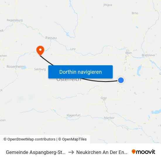 Gemeinde Aspangberg-St.Peter to Neukirchen An Der Enknach map