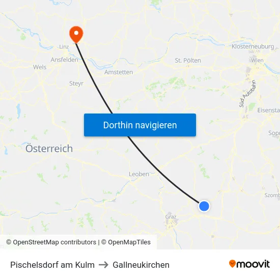 Pischelsdorf am Kulm to Gallneukirchen map
