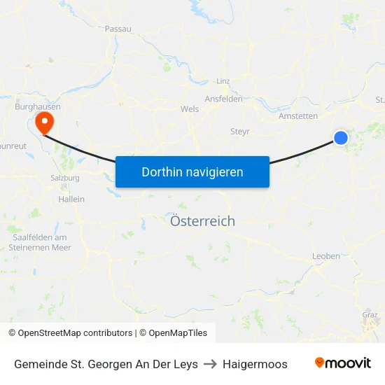 Gemeinde St. Georgen An Der Leys to Haigermoos map