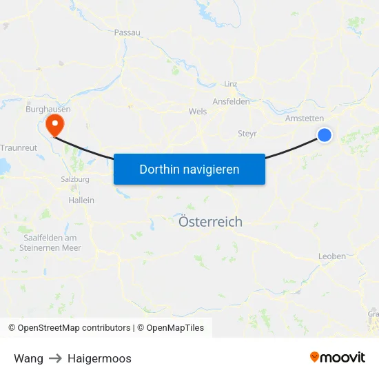 Wang to Haigermoos map