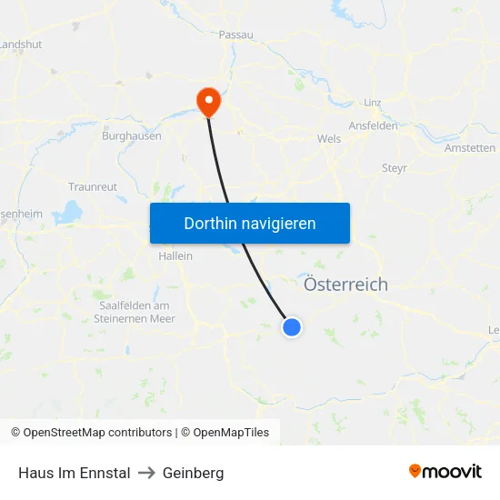 Haus Im Ennstal to Geinberg map