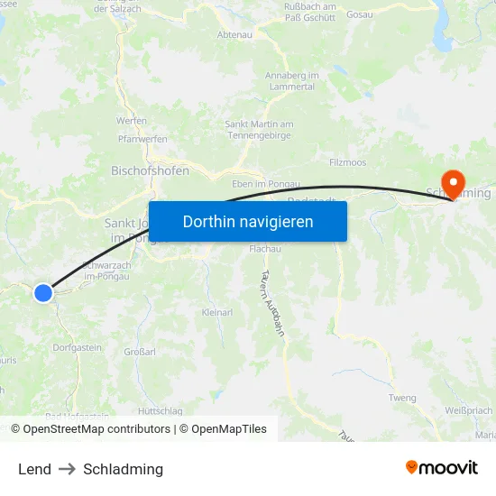 Lend to Schladming map