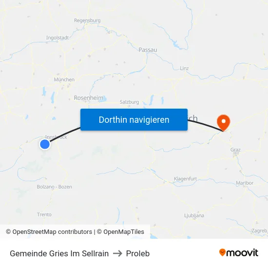 Gemeinde Gries Im Sellrain to Proleb map
