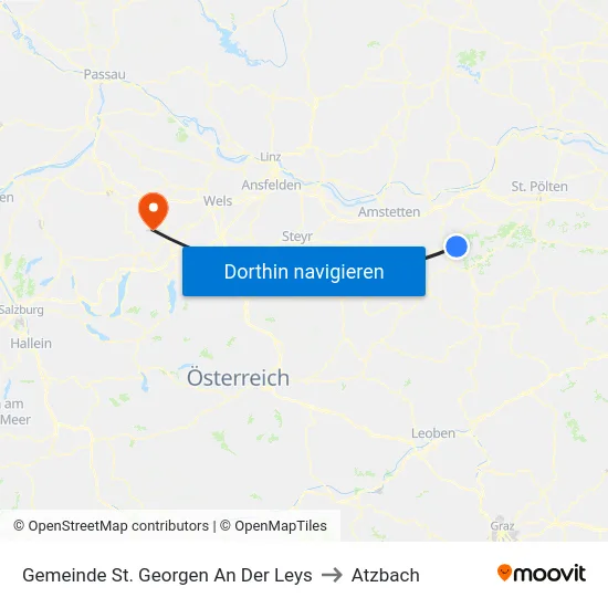 Gemeinde St. Georgen An Der Leys to Atzbach map