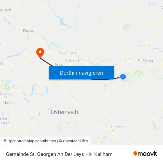 Gemeinde St. Georgen An Der Leys to Kallham map