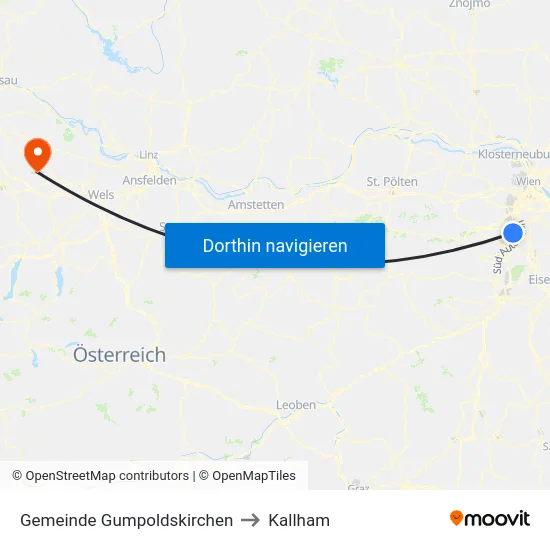 Gemeinde Gumpoldskirchen to Kallham map