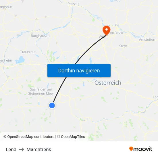 Lend to Marchtrenk map