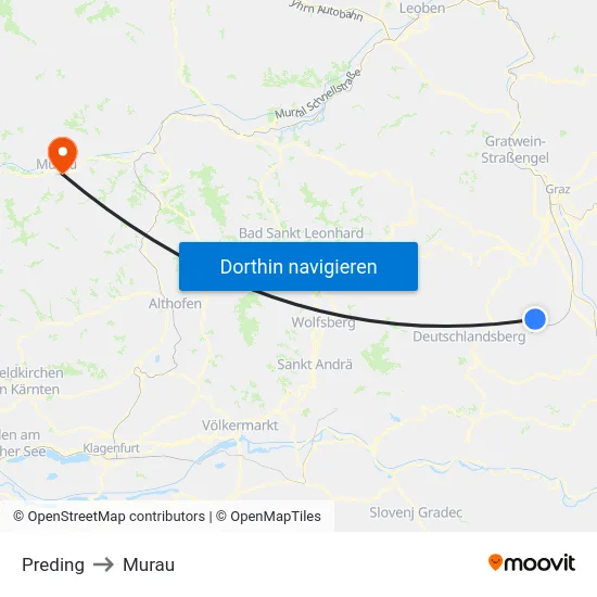 Preding to Murau map