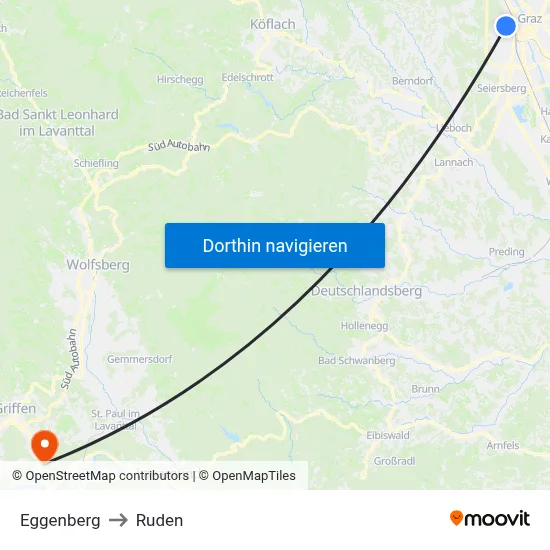 Eggenberg to Ruden map