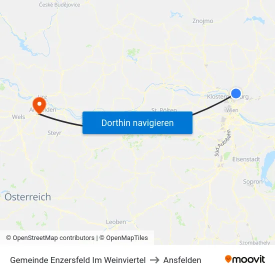 Gemeinde Enzersfeld Im Weinviertel to Ansfelden map