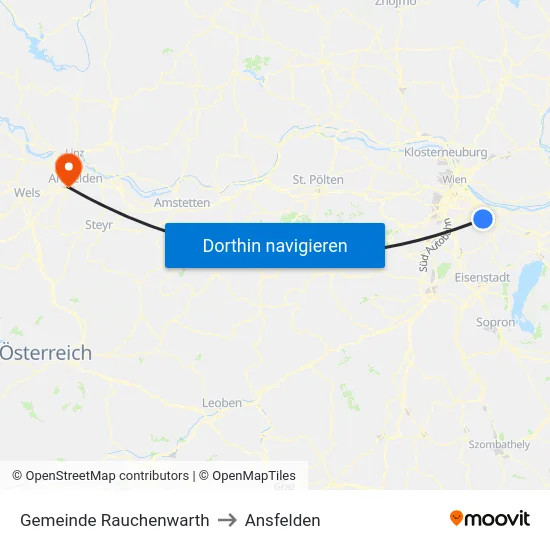 Gemeinde Rauchenwarth to Ansfelden map