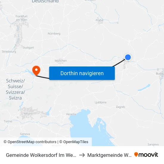 Gemeinde Wolkersdorf Im Weinviertel to Marktgemeinde Wolfurt map