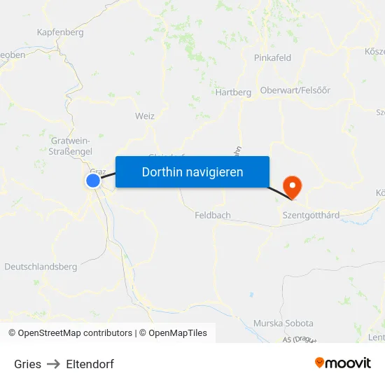 Gries to Eltendorf map