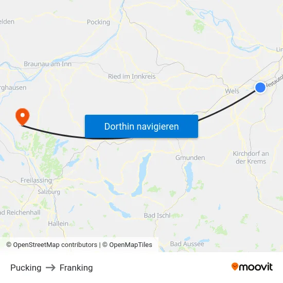 Pucking to Franking map