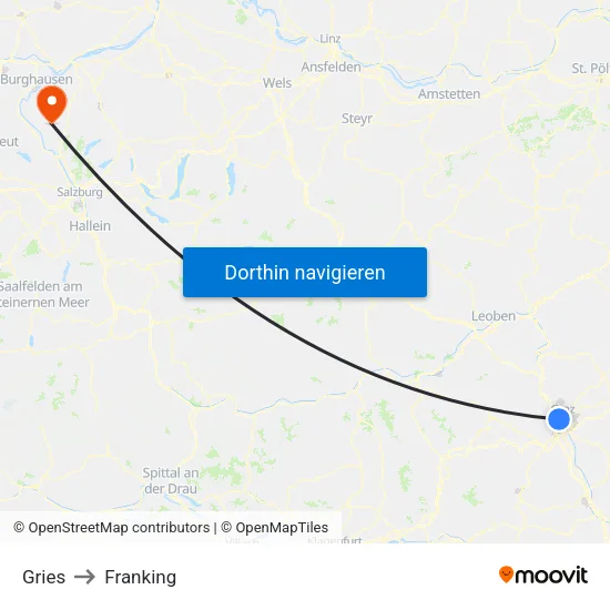 Gries to Franking map