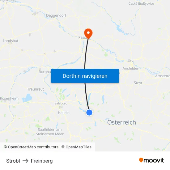 Strobl to Freinberg map