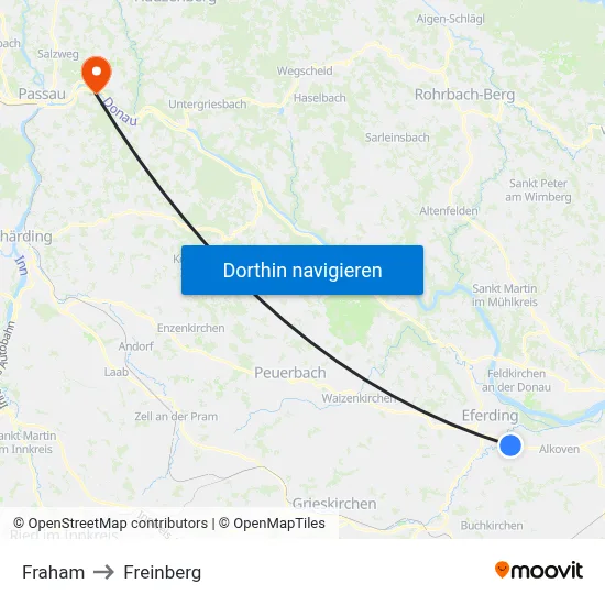 Fraham to Freinberg map