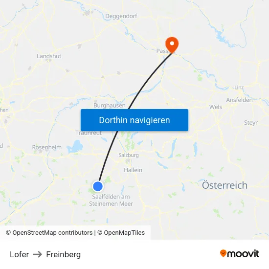 Lofer to Freinberg map