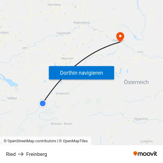 Ried to Freinberg map