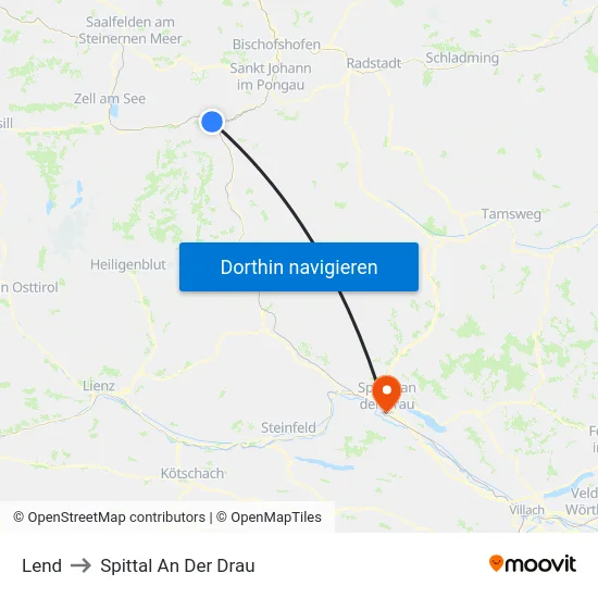 Lend to Spittal An Der Drau map