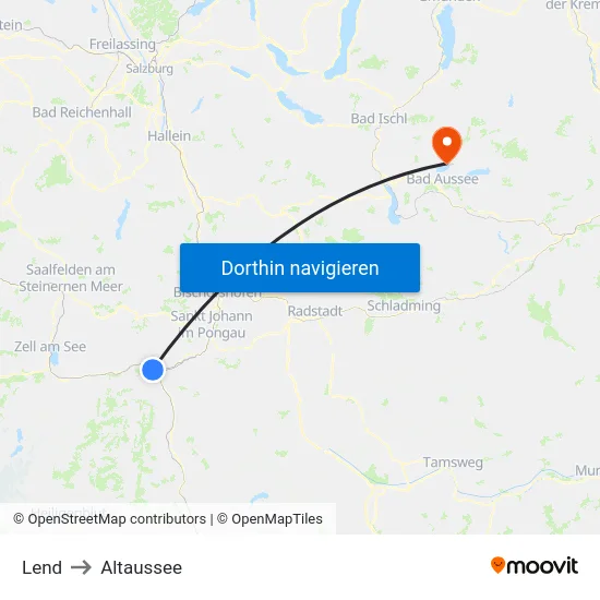 Lend to Altaussee map