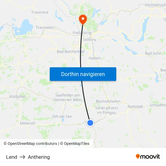 Lend to Anthering map