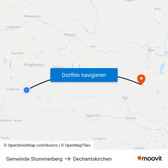 Gemeinde Stummerberg to Dechantskirchen map
