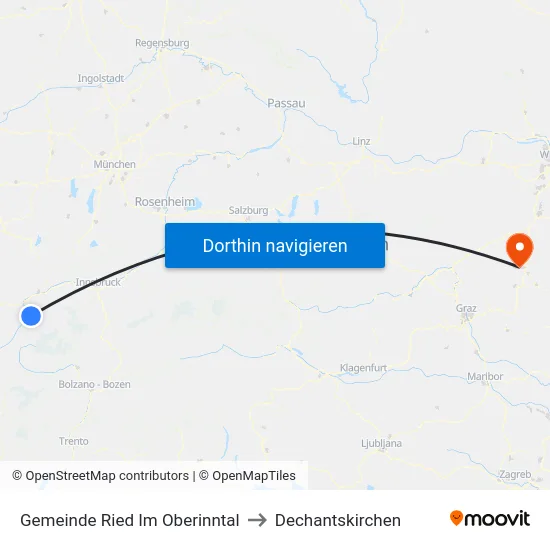 Gemeinde Ried Im Oberinntal to Dechantskirchen map