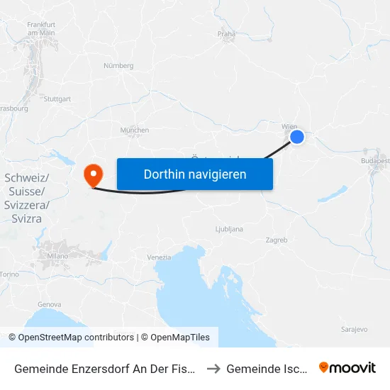 Gemeinde Enzersdorf An Der Fischa to Gemeinde Ischgl map