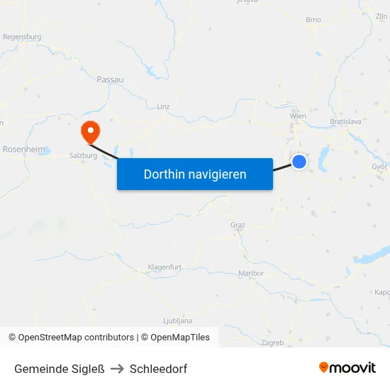 Gemeinde Sigleß to Schleedorf map