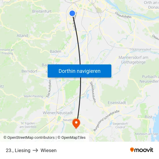 23., Liesing to Wiesen map