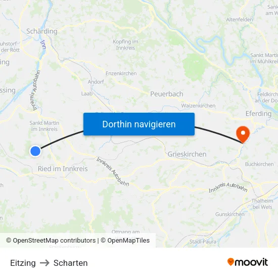 Eitzing to Scharten map