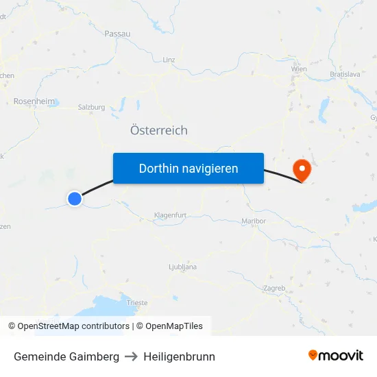 Gemeinde Gaimberg to Heiligenbrunn map